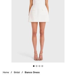 Amanda Uprichard White Mini Dress